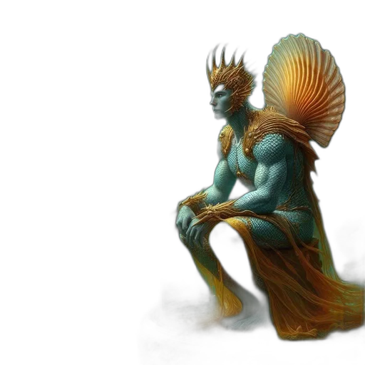 creature, dragon, mask, fantasy art, concept art, 3d render, photorealistic, underwater transparent PNG cut-out