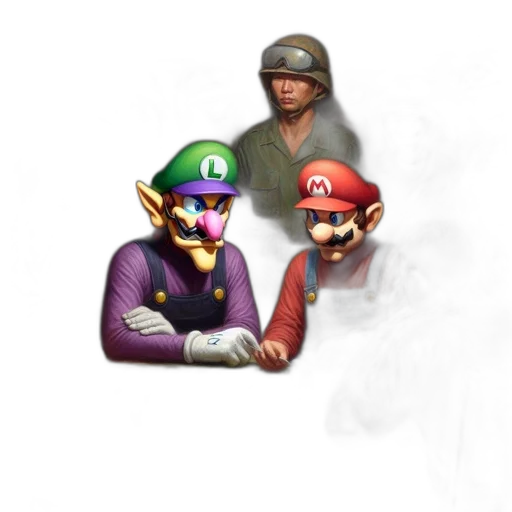 mask, hat, face, staff, concept art, pixel art, 3d render, fantasy art transparent PNG cut-out