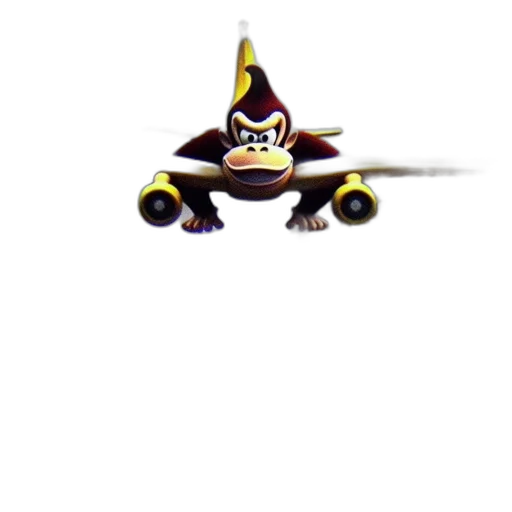 animal, staff, creature, crown, 3d render, concept art, pixel art, cartoon transparent PNG cut-out