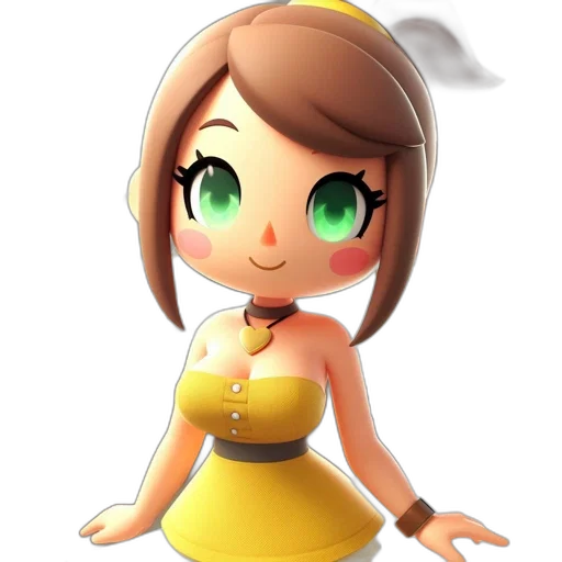 dress, staff, face, robot, 3d render, concept art, cartoon, pixel art transparent PNG cut-out