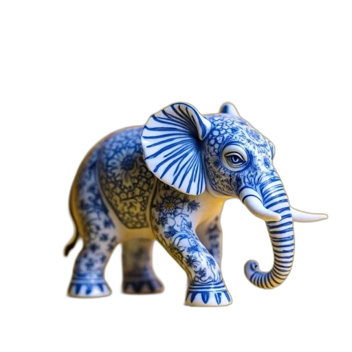 animal, creature, 3d render, photorealistic, concept art, fantasy art, blue, white transparent PNG cut-out