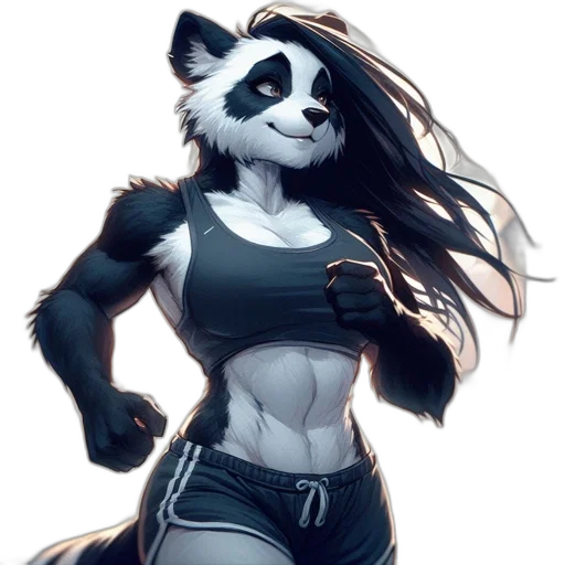 animal, staff, concept art, fantasy art, watercolor, pixel art, monochrome, dark transparent PNG cut-out