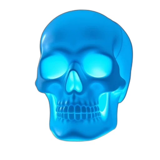 mask, face, jewelry, 3d render, vaporwave, photorealistic, concept art, blue transparent PNG cut-out