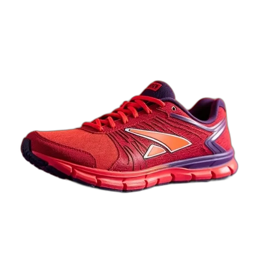 shoes, 3d render, photorealistic, red, altra, running, shoe, orange transparent PNG cut-out