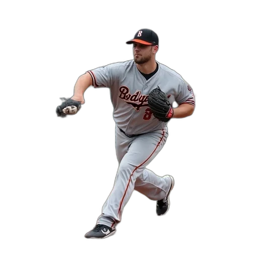 creature, animal, baseball, player, gray, uniform, number, pitching transparent PNG cut-out