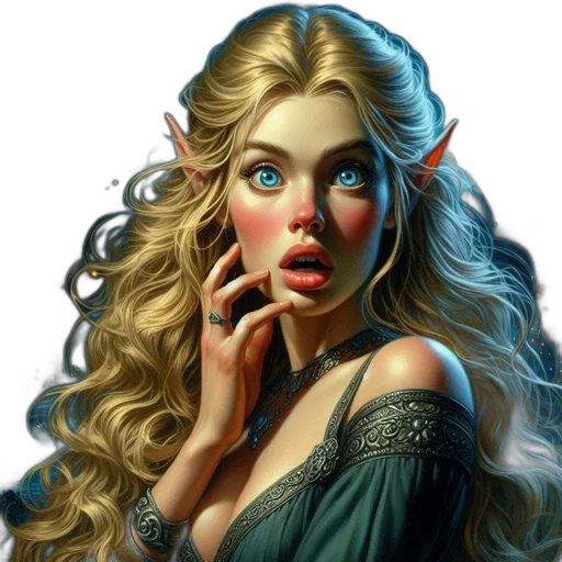 face, dress, jewelry, mask, fantasy art, comic book art, photorealistic, oil painting transparent PNG cut-out