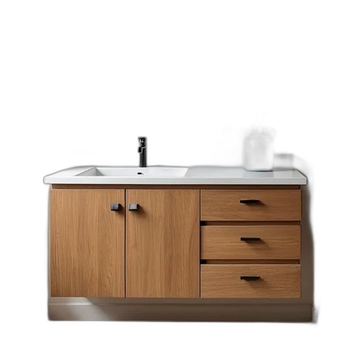 furniture, 3d render, photorealistic, earth tones, kitchen, sink, units, small transparent PNG cut-out