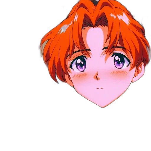 face, mask, crown, anime, vaporwave, pixel art, cartoon, two transparent PNG cut-out