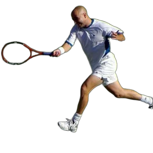 staff, weapon, hair, photorealistic, 3d render, tennis, player, action transparent PNG cut-out
