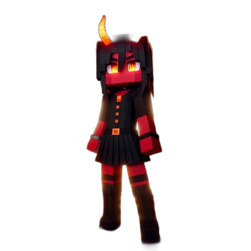 staff, creature, mask, animal, pixel art, 3d render, concept art, anime transparent PNG cut-out