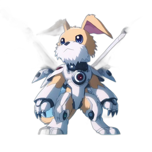 staff, animal, weapon, creature, concept art, fantasy art, pixel art, 3d render transparent PNG cut-out