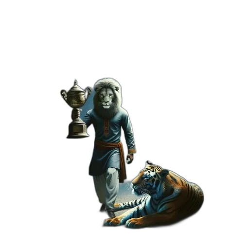 creature, animal, staff, mask, concept art, fantasy art, 3d render, photorealistic transparent PNG cut-out