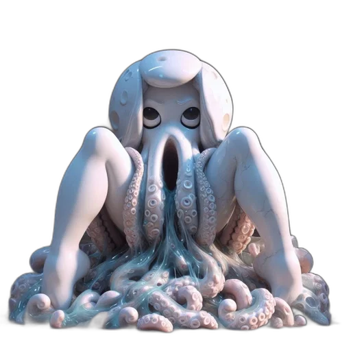 creature, mask, robot, animal, concept art, 3d render, photorealistic, underwater transparent PNG cut-out