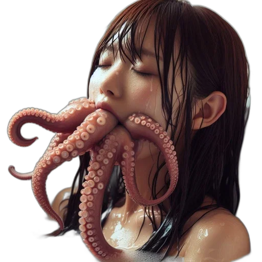 creature, animal, hair, food, photorealistic, concept art, 3d render, fantasy art transparent PNG cut-out