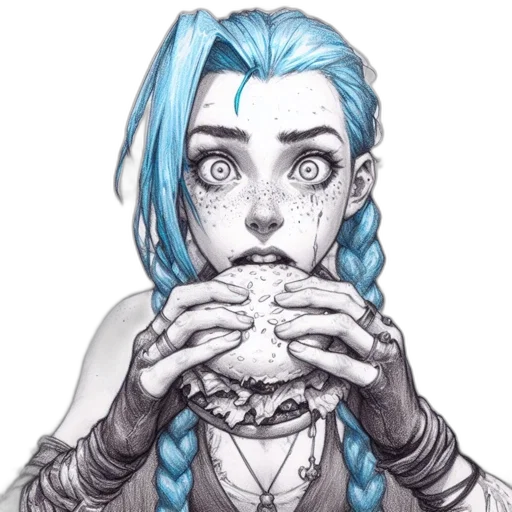 food, face, creature, jewelry, fantasy art, concept art, comic book art, anime transparent PNG cut-out
