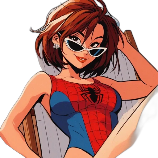 comic book art, cartoon, pixel art, concept art, animated, female, figure, resembling transparent PNG cut-out