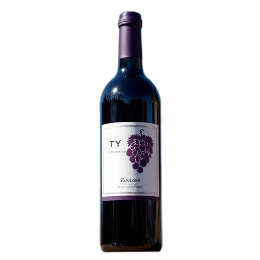 bottle, 3d render, caton, wine, standing, upright, wooden, surface transparent PNG cut-out