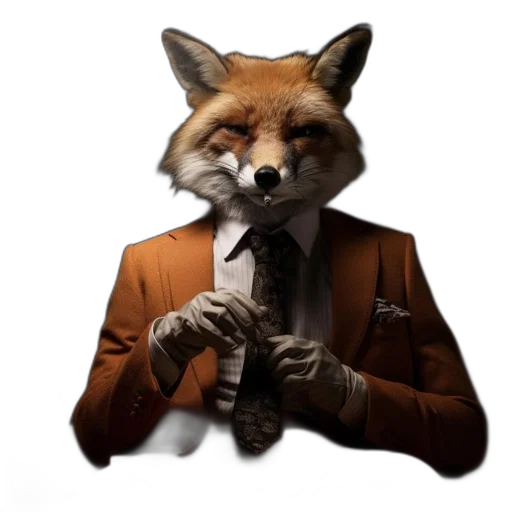 jacket, animal, staff, mask, concept art, photorealistic, 3d render, fantasy art transparent PNG cut-out