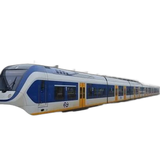 weapon, 3d render, photorealistic, concept art, modern, dutch, train, blue transparent PNG cut-out