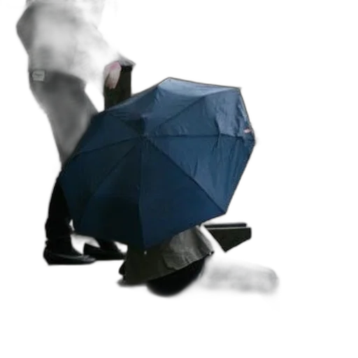 umbrella, robot, mask, jacket, 3d render, concept art, photorealistic, fantasy art transparent PNG cut-out
