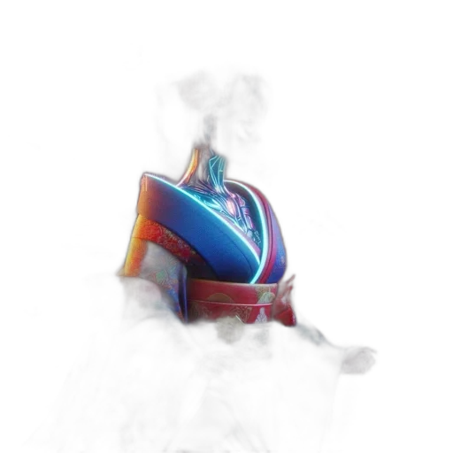 weapon, robot, dragon, mask, concept art, 3d render, fantasy art, photorealistic transparent PNG cut-out