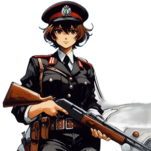 weapon, staff, sword, hat, anime, concept art, pixel art, cartoon transparent PNG cut-out