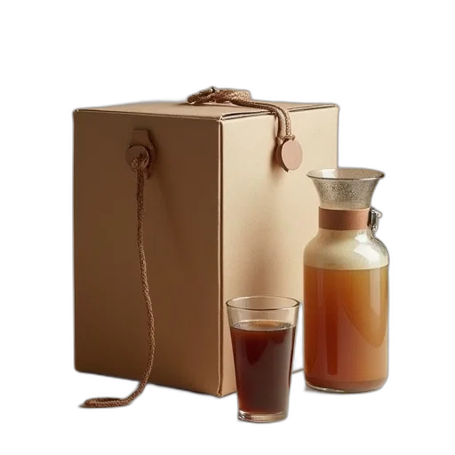bottle, earth tones, cold, brew transparent PNG cut-out