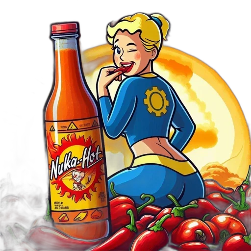 bottle, food, comic book art, concept art, pixel art, cartoon, animated, female transparent PNG cut-out