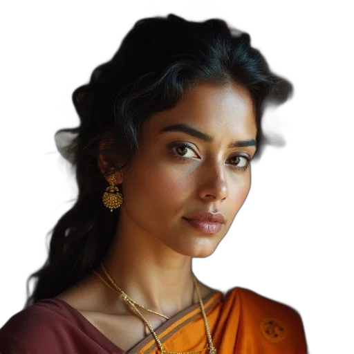 jewelry, face, crown, staff transparent PNG cut-out