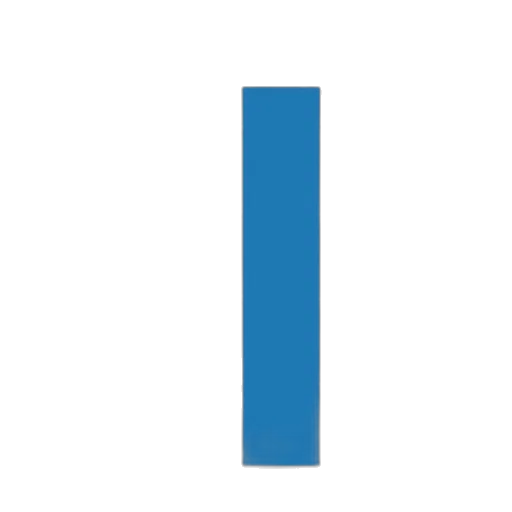 staff, robot, pixel art, blue transparent PNG cut-out