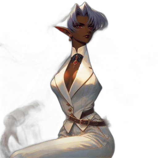 dress, staff, concept art, fantasy art, watercolor, pixel art, fire, dark transparent PNG cut-out