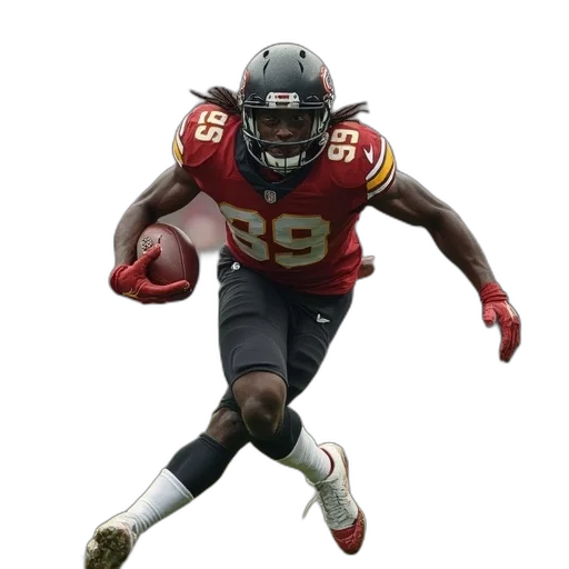 person, football, team, running, ball, touchdown transparent PNG cut-out