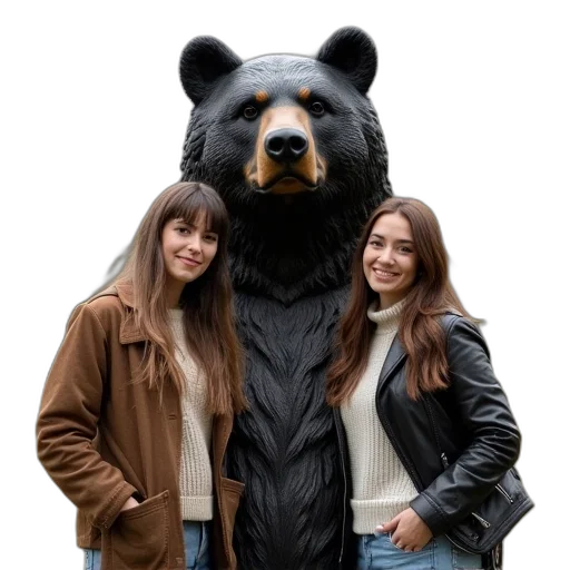 jacket, animal, 3d render, photorealistic transparent PNG cut-out