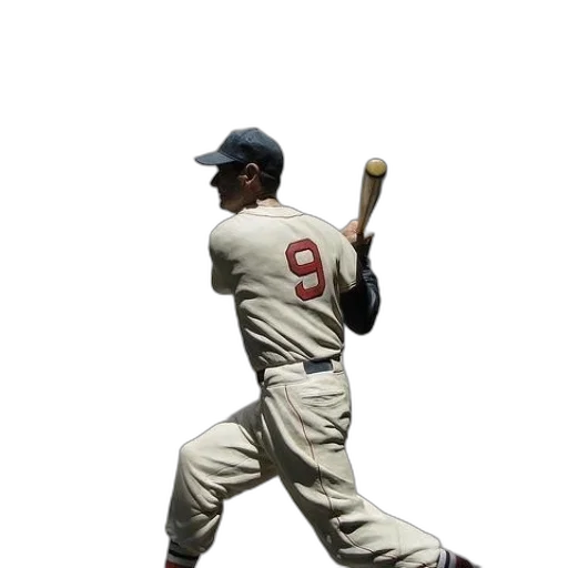 concept art, baseball, player, number, uniform, holding, bat transparent PNG cut-out