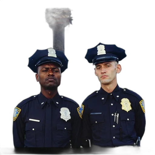 staff, weapon, hat, umbrella, concept art, two, police, officers transparent PNG cut-out