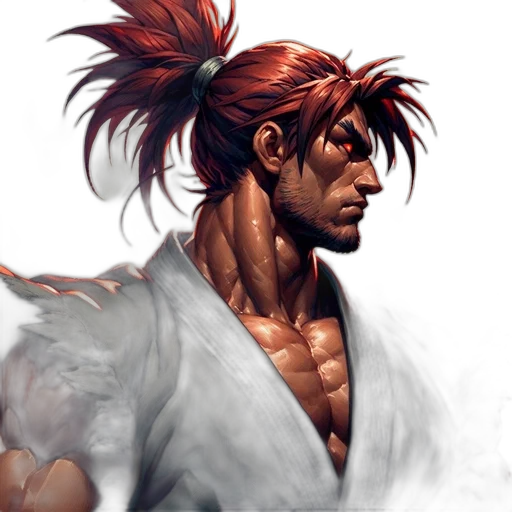 face, concept art, fantasy art, photorealistic, comic book art, animated, character, muscular transparent PNG cut-out