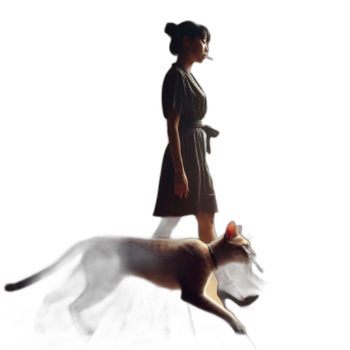 animal, staff, creature, dress, concept art, photorealistic, pixel art, fantasy art transparent PNG cut-out