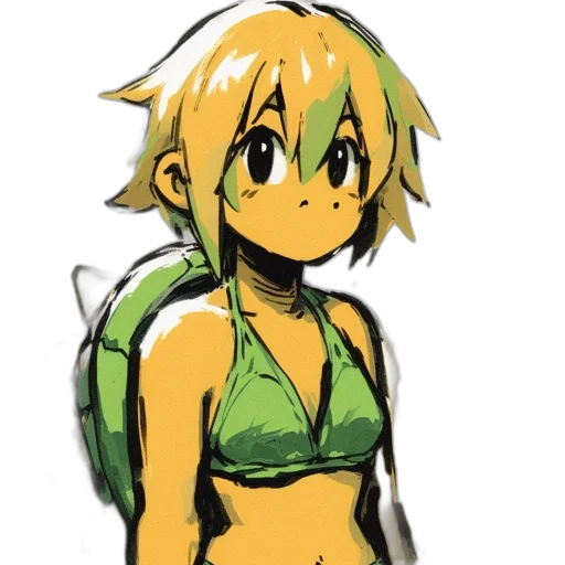 dress, dragon, staff, creature, concept art, pixel art, anime, cartoon transparent PNG cut-out