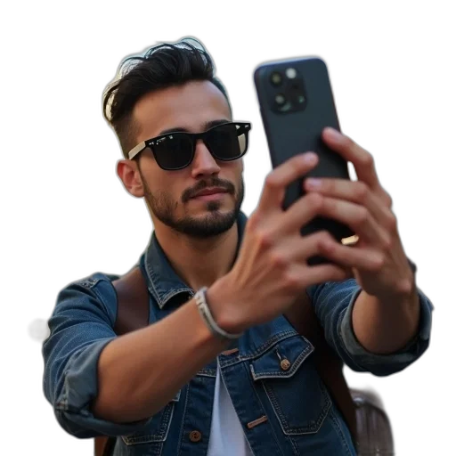 jacket, face, staff, hair, photorealistic, cartoon, 3d render, oil painting transparent PNG cut-out