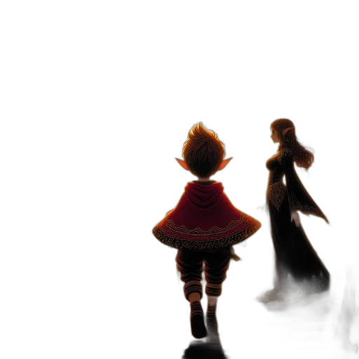dress, crown, concept art, pixel art, 3d render, fantasy art, snow, fog transparent PNG cut-out
