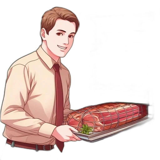 food, staff, animal, face, pixel art, cartoon, concept art, anime transparent PNG cut-out