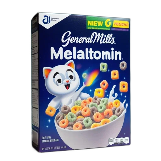food, vaporwave, image, depicts, box, general, mills, cereal transparent PNG cut-out