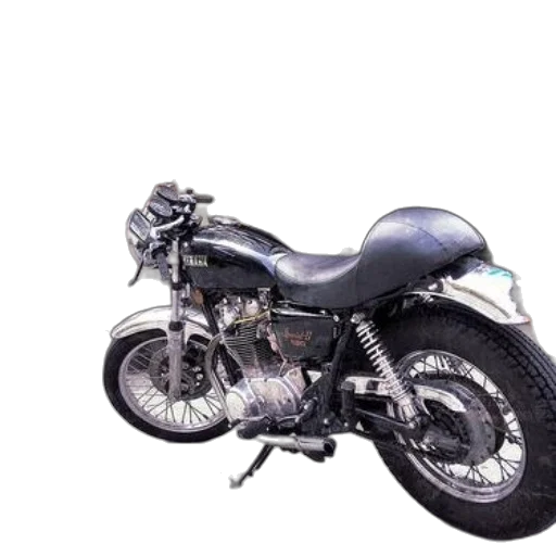 photorealistic, 3d render, concept art, classic, motorcycle, black, seat, chrome transparent PNG cut-out