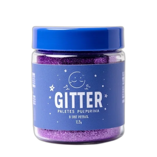 blue, jar, star, moon, design, label, containing, purple transparent PNG cut-out