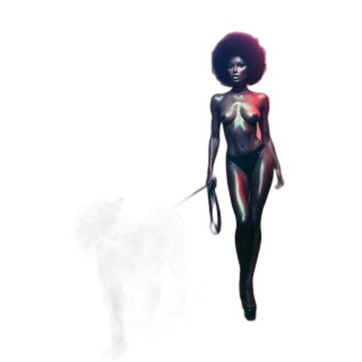creature, dress, staff, hair, concept art, fantasy art, pixel art, comic book art transparent PNG cut-out