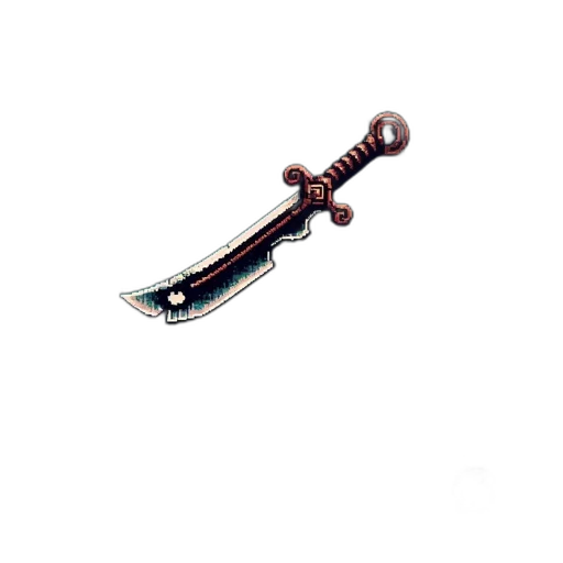 sword, weapon, staff, jewelry, 3d render, pixel art, concept art, fantasy art transparent PNG cut-out