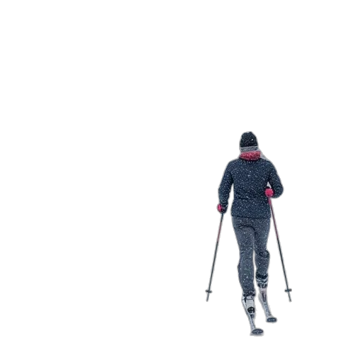 staff, umbrella, robot, 3d render transparent PNG cut-out