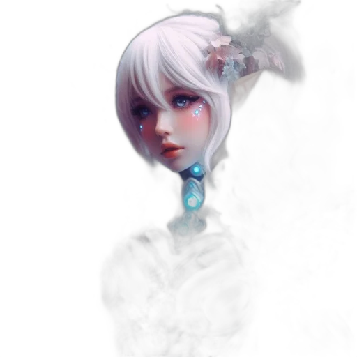 face, staff, robot, dragon, fantasy art, concept art, photorealistic, 3d render transparent PNG cut-out