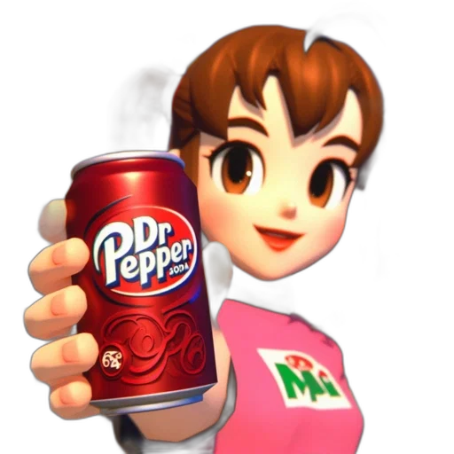bottle, food, weapon, robot, 3d render, vaporwave, pixel art, concept art transparent PNG cut-out