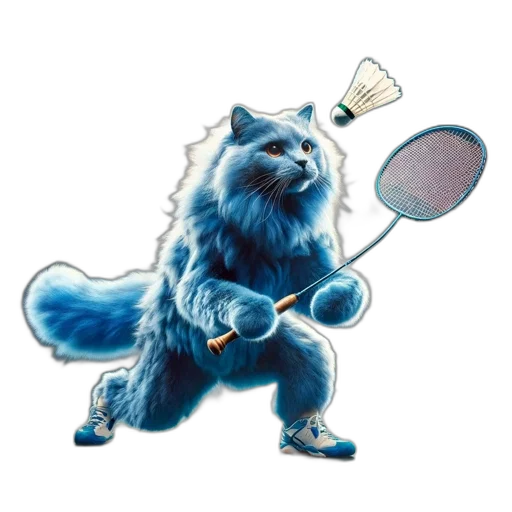 staff, animal, concept art, pixel art, fantasy art, photorealistic, blue, cat transparent PNG cut-out